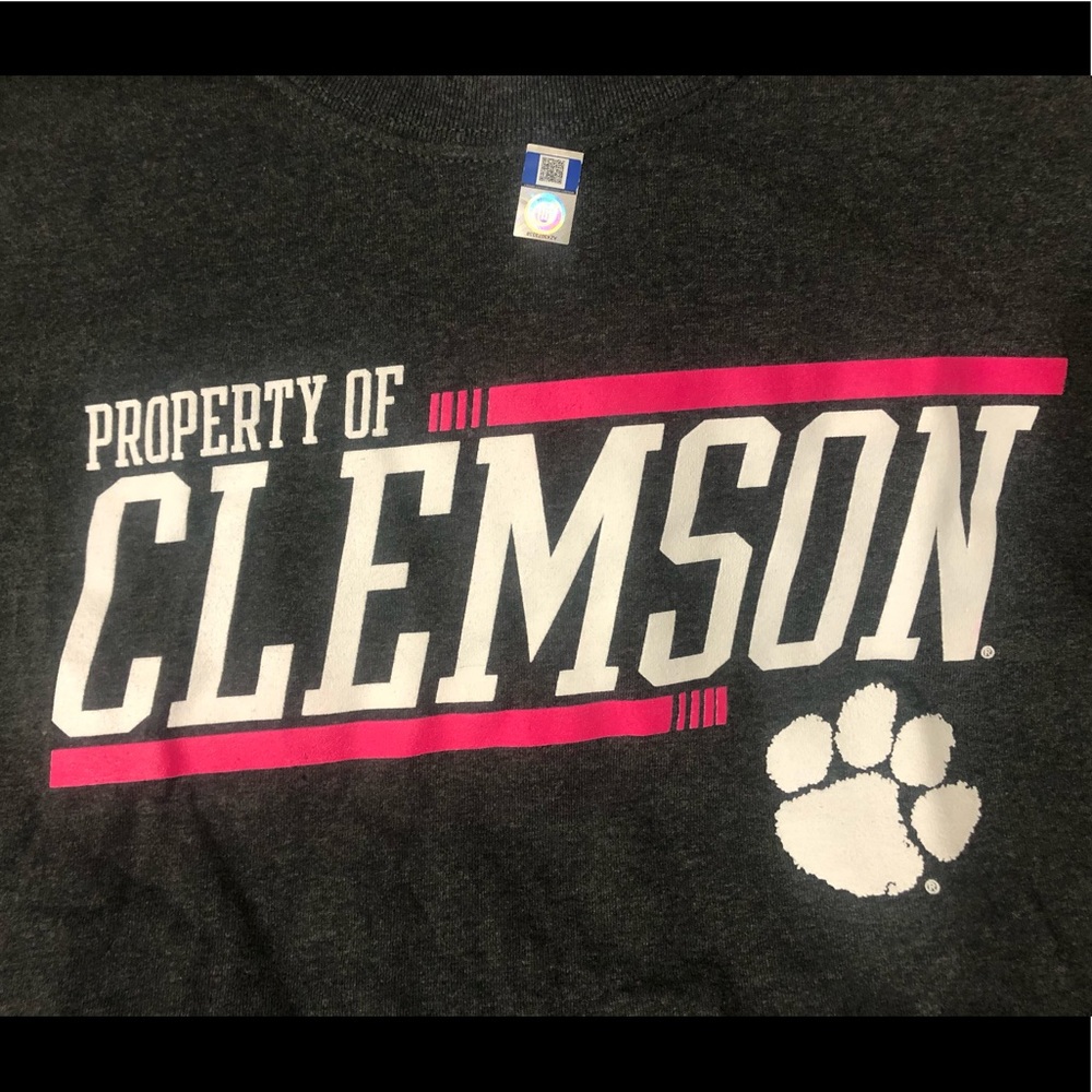 Ladies Medium CLEMSON Tigers Tee New Pink 🐾 Shirt